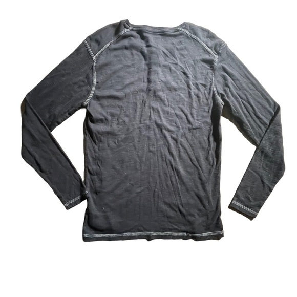 BKE Men’s Henley Shirt Size Medium Standard Fit Long Sleeve Shirt  Cotton - Picture 2 of 3